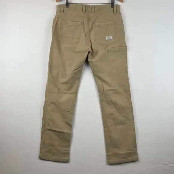 Eddie Bauer Carpenter Pants Work Utility Outdoor Casual Khaki 34x34 - Picture 2 of 10